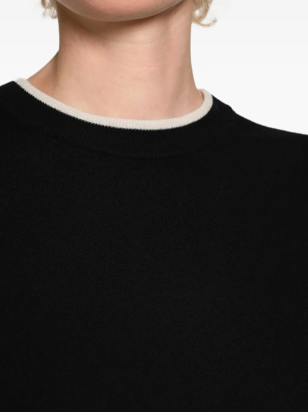 'S Max Mara Top met ronde hals Zwart