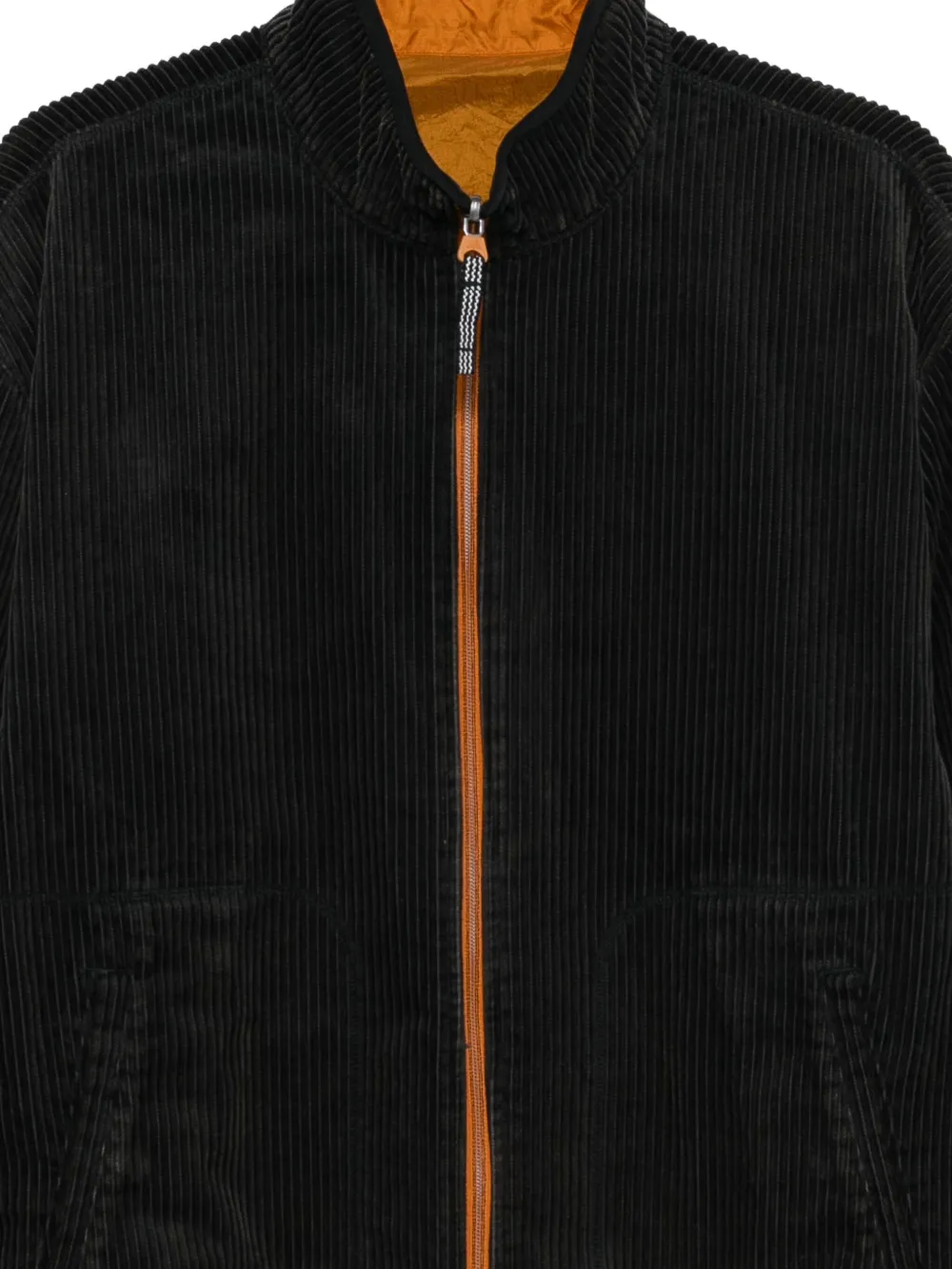 adidas Ribfluwelen jack Zwart