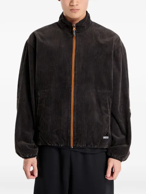 adidas corduroy zip-up jacket