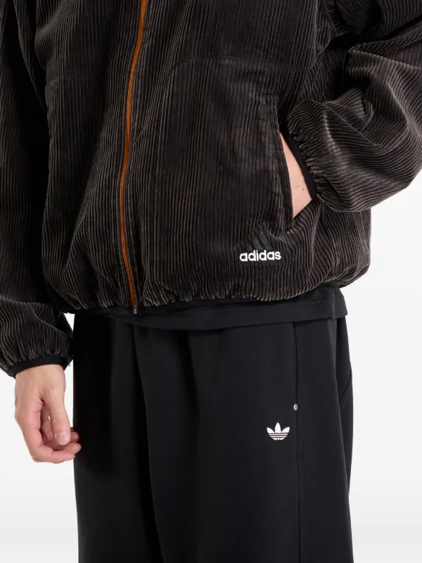 Adidas コーデュロイ ジップジャケット | ブラック | FARFETCH JP