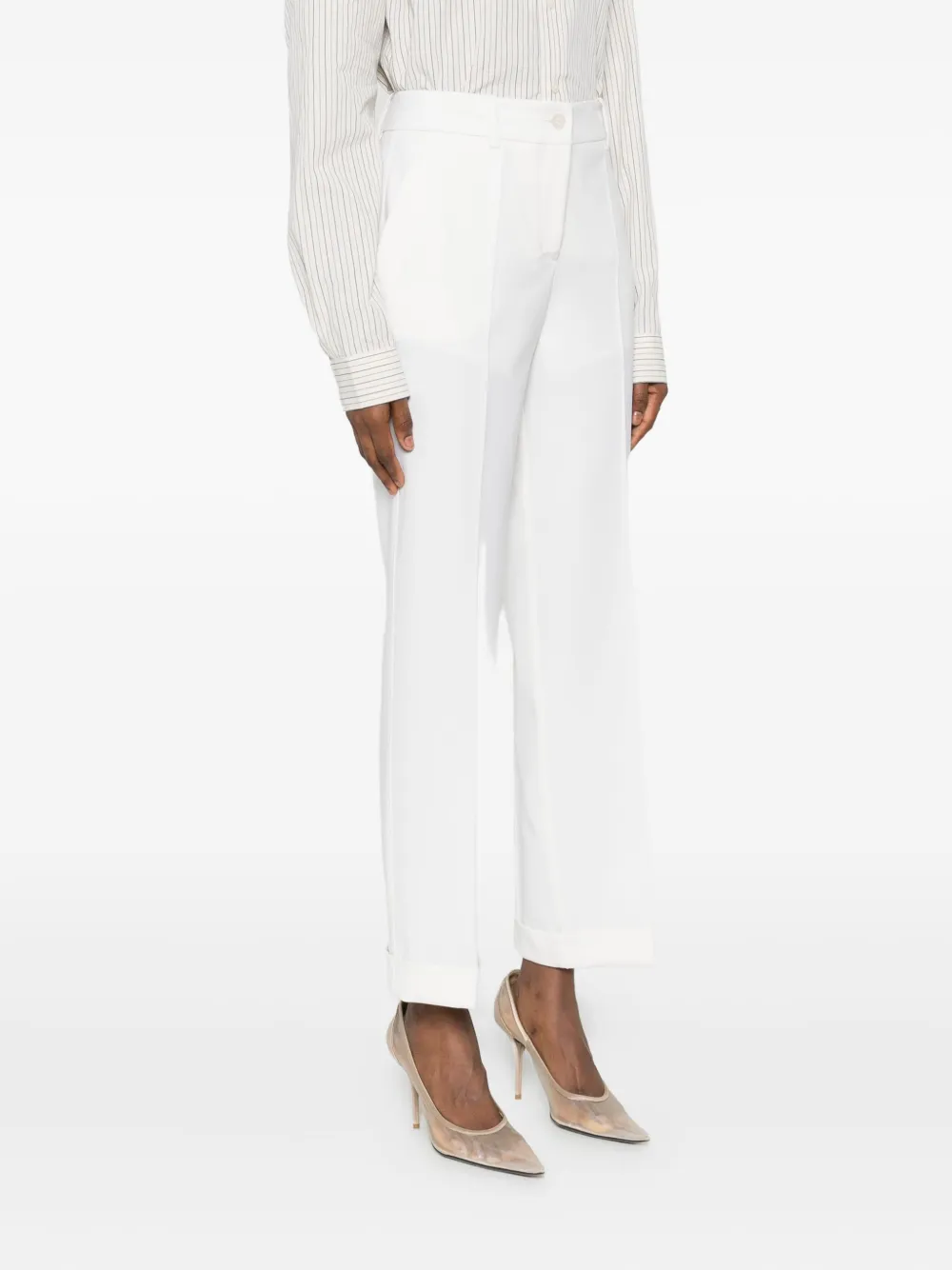 P.a.r.o.s.h Liliuxy Trousers In White