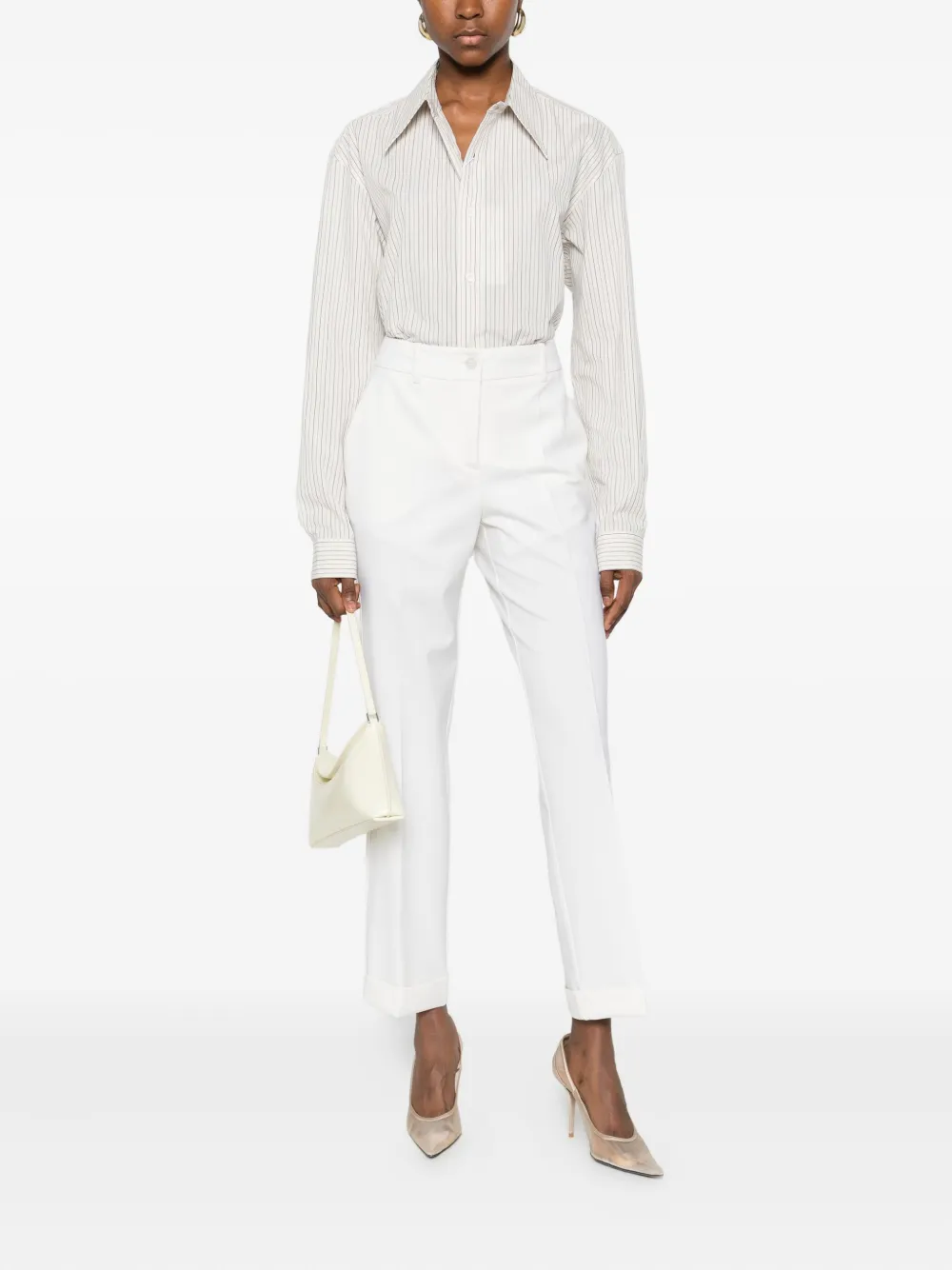 P.A.R.O.S.H. Liliuxy broek - Wit