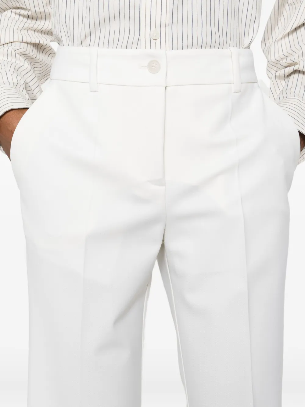 P.a.r.o.s.h Liliuxy Trousers In White