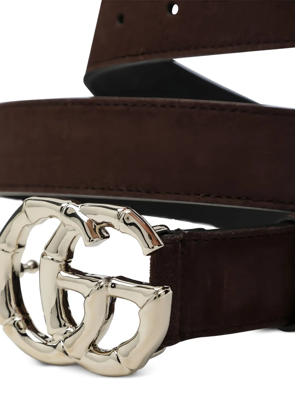 Gucci Leren riem - Bruin
