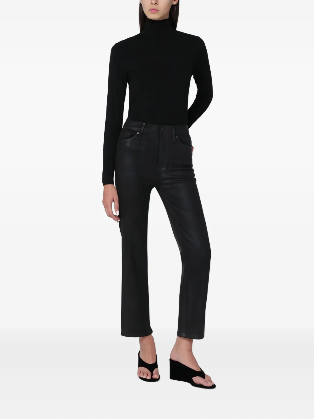 FRAME Jeans met vijf zakken - Zwart