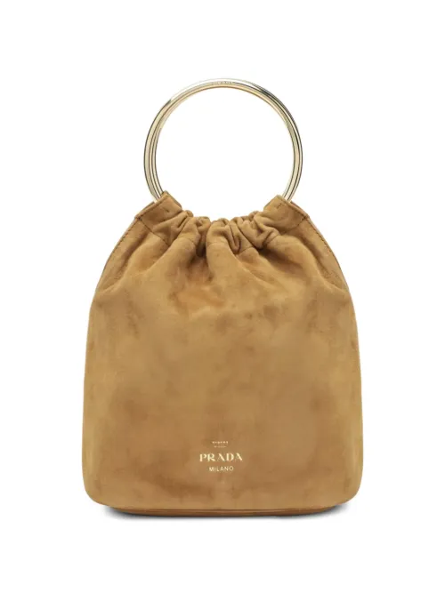 Sac seau à anse géométrique - Prada - Modalova