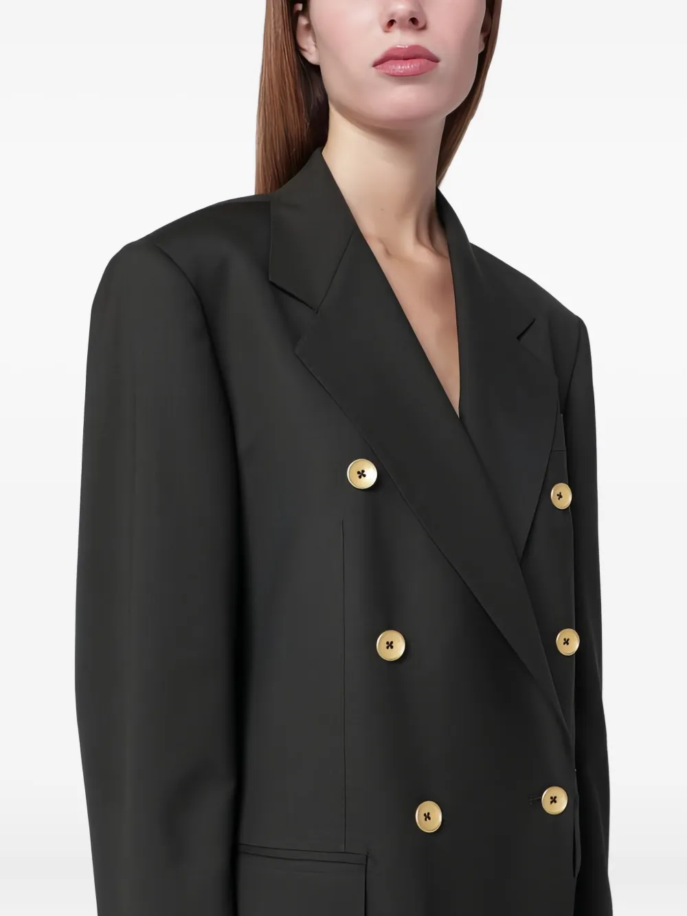 Tagliatore Blazer met dubbele rij knopen Zwart