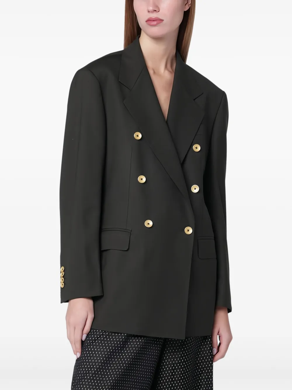 Tagliatore blazer con doble botonadura | negro | Image 1