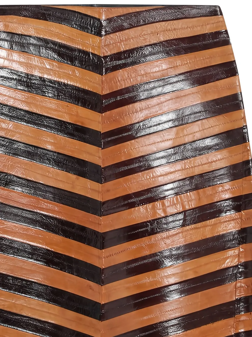 FENDI Gestreepte mini-rok - Bruin