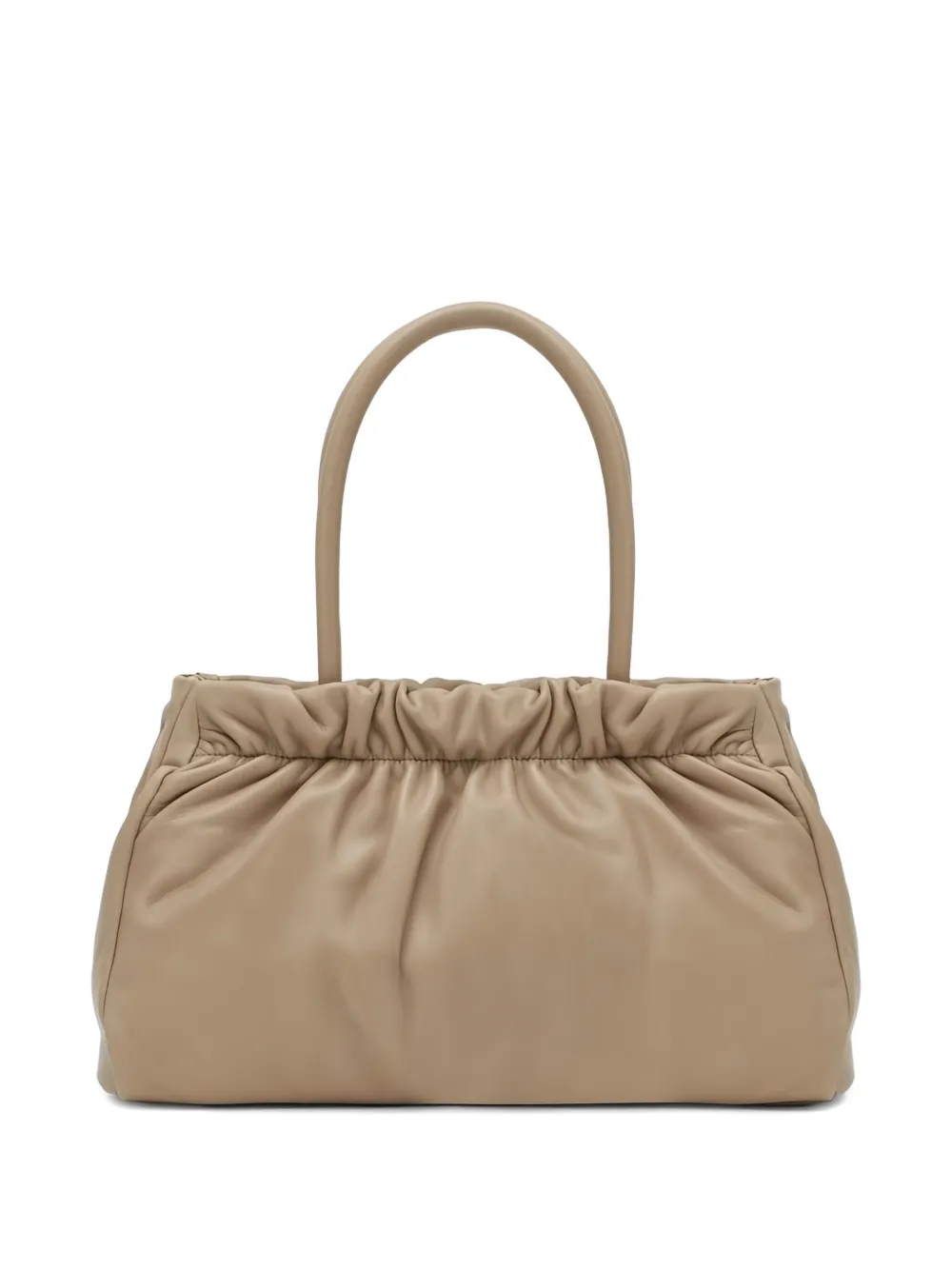 Prada Leren schoudertas - Beige