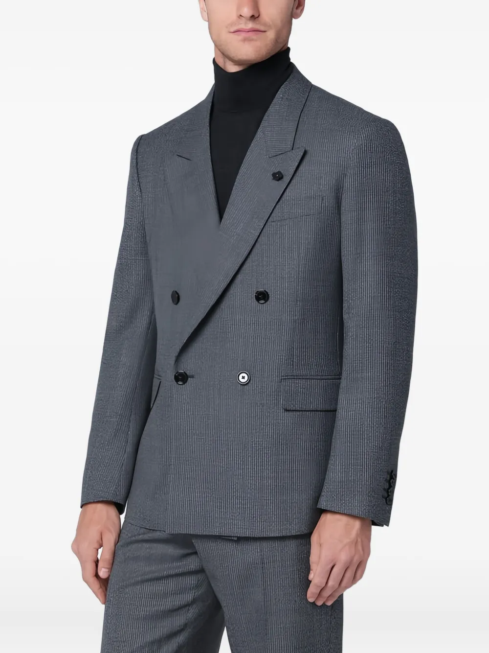 Lardini blazer con doble botonadura | gris | Image 1
