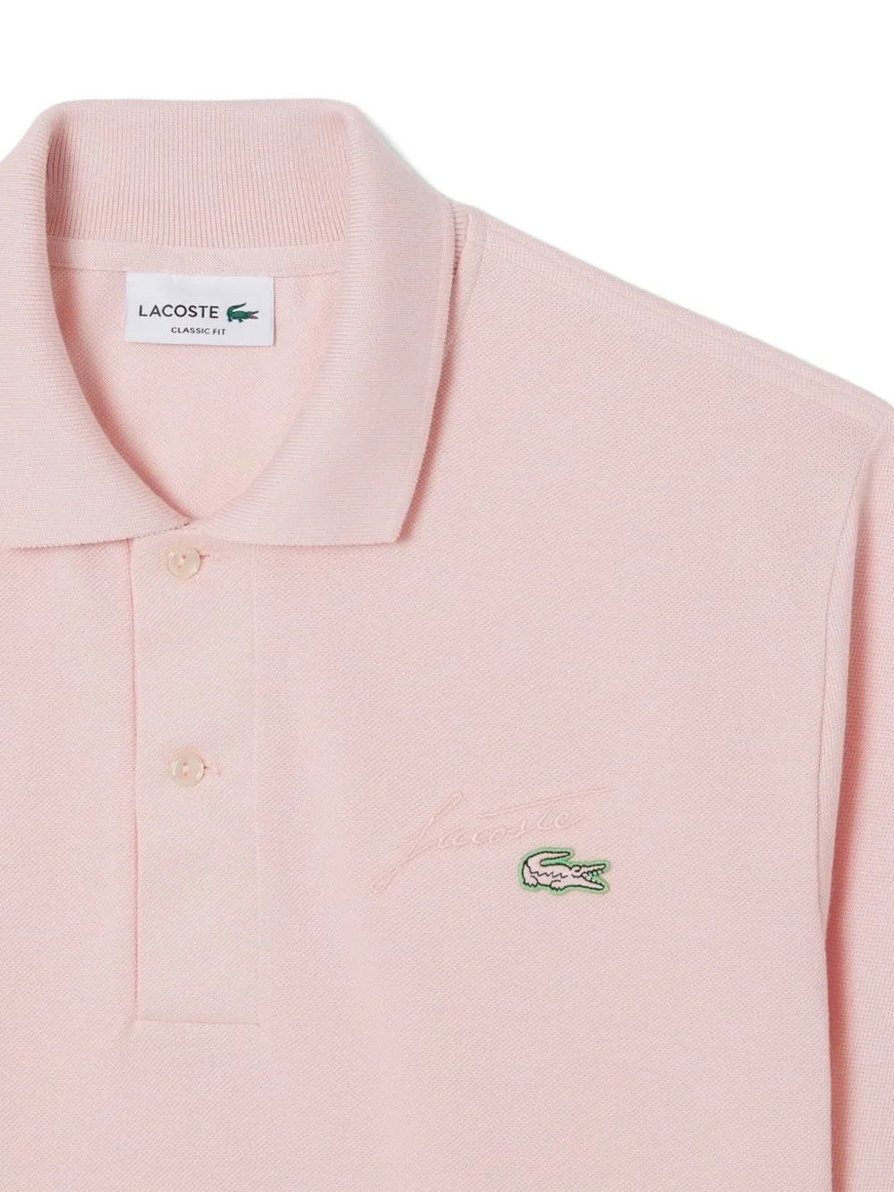 Lacoste Poloshirt met logo - Roze