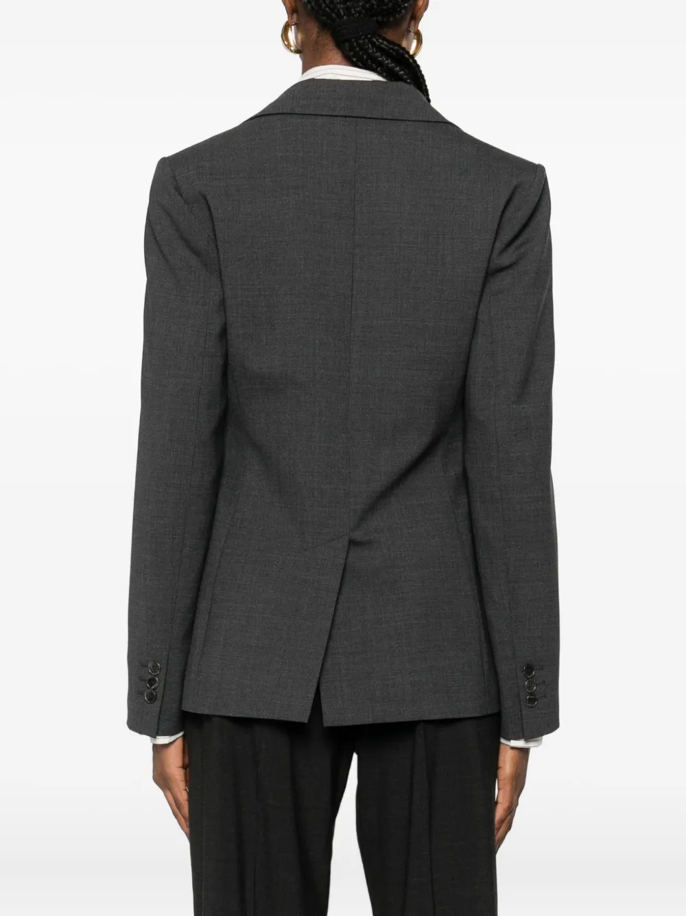 P.a.r.o.s.h Mélange-effect Blazer In Multi