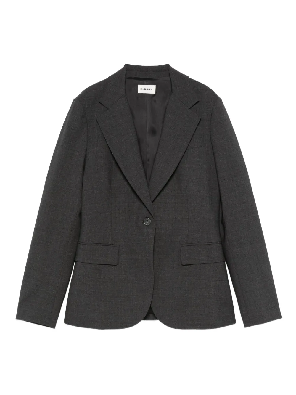 P.a.r.o.s.h Mélange-effect Blazer In Multi