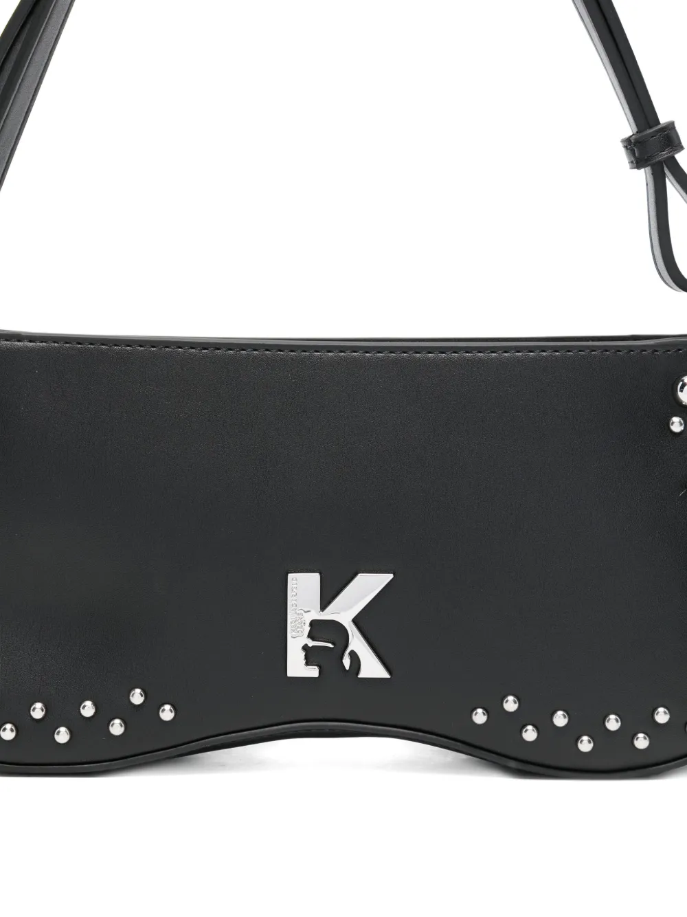 Karl Lagerfeld Jeans Schoudertas met studs Zwart