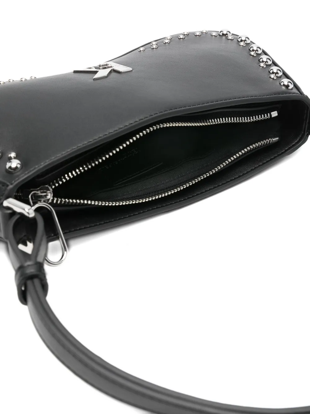 Karl Lagerfeld Jeans Schoudertas met studs Zwart