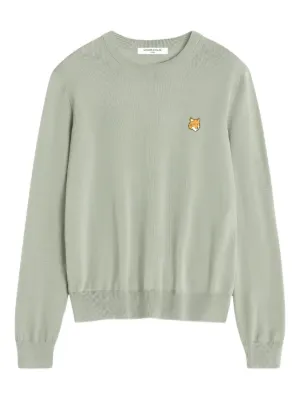 Maison Kitsuné Handwriting Comfort Sweatshirt | Green | FARFETCH RO