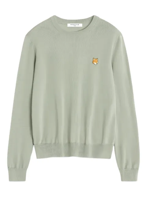 Maison Kitsuné fox head crew neck sweater
