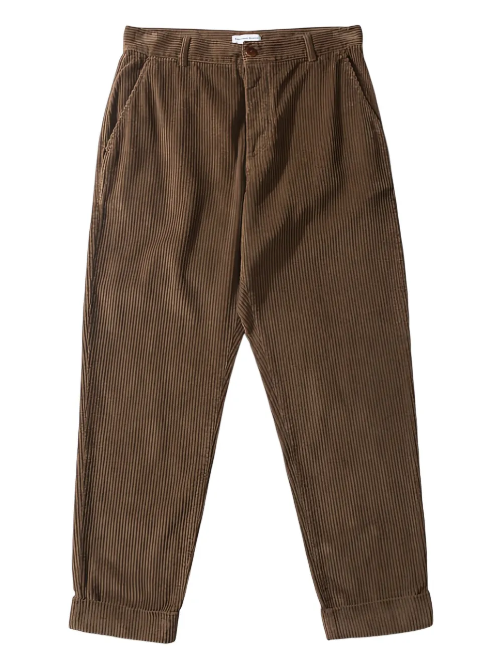 Dean Edmonds corduroy cuffed trousers | Brown | Image 1