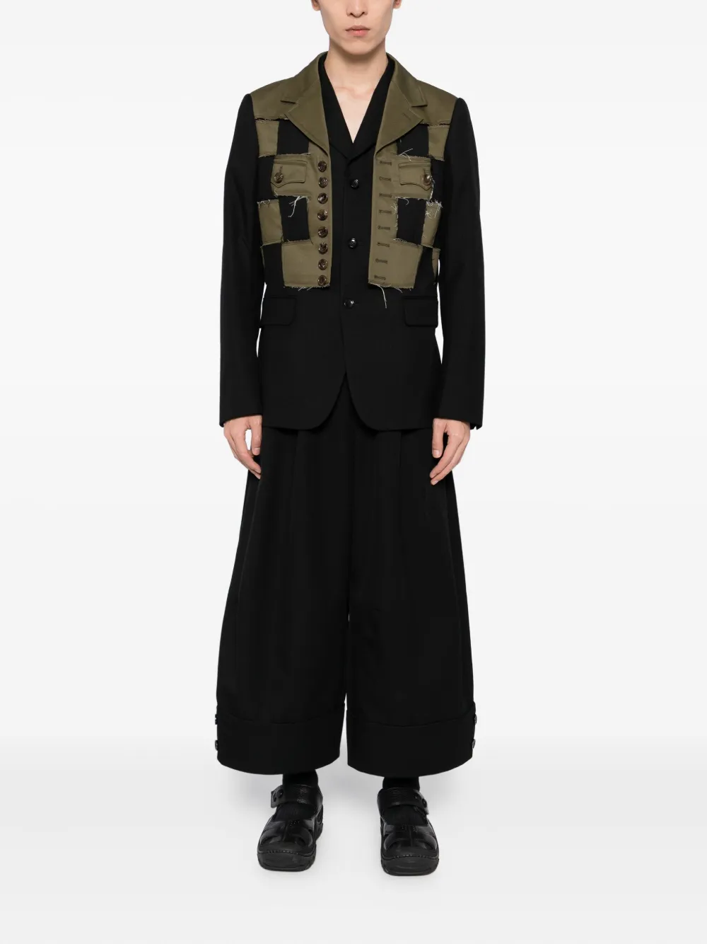 Comme des Garçons Homme Plus Blazer con design patchwork | Blazer | Image 2