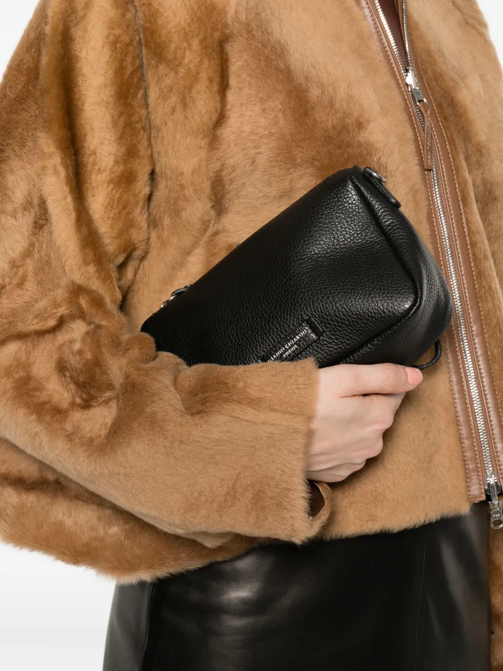 Gianni Chiarini Nora Clutch Bag In Black