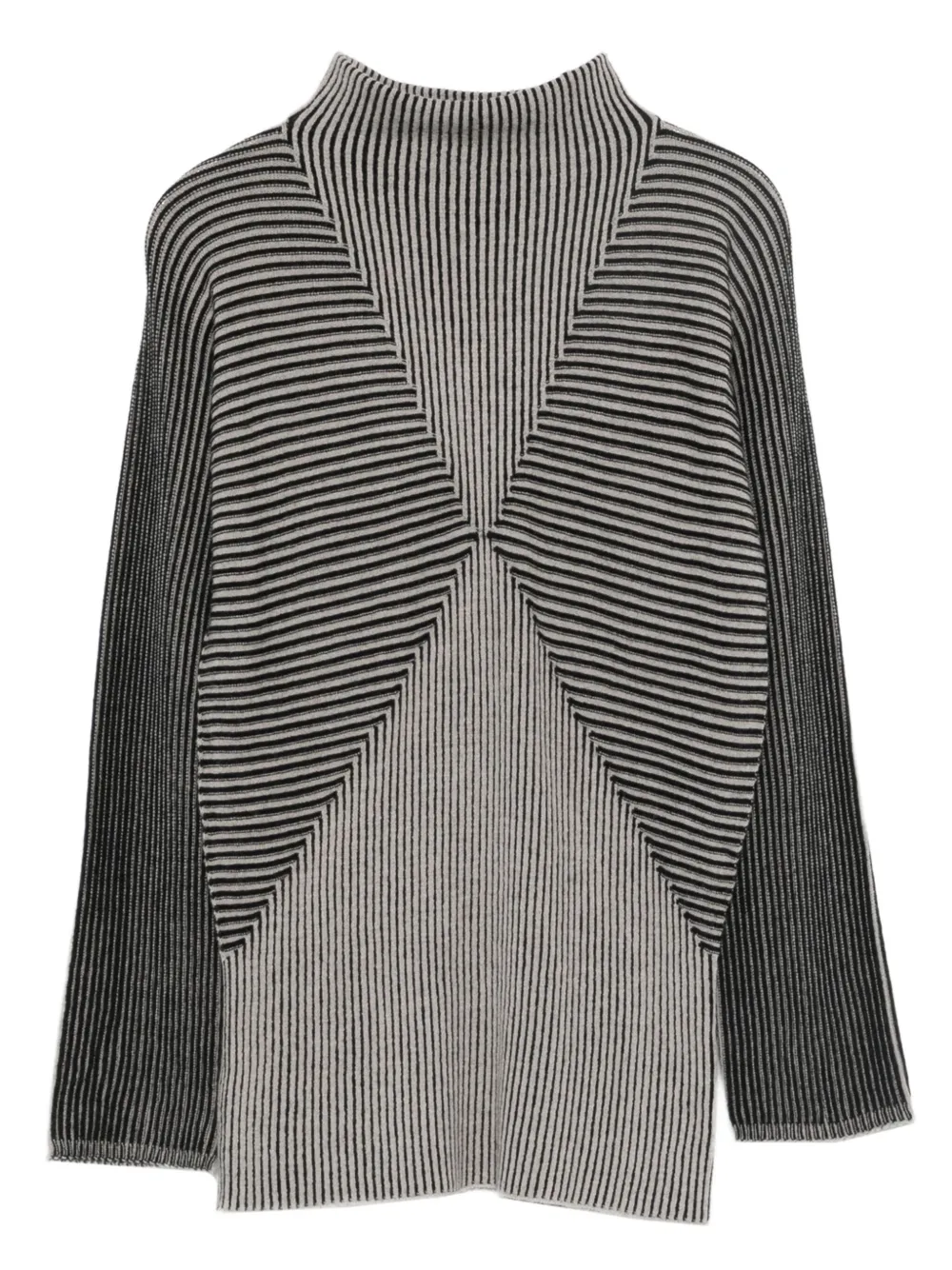 Emporio Armani striped sweater - Grigio