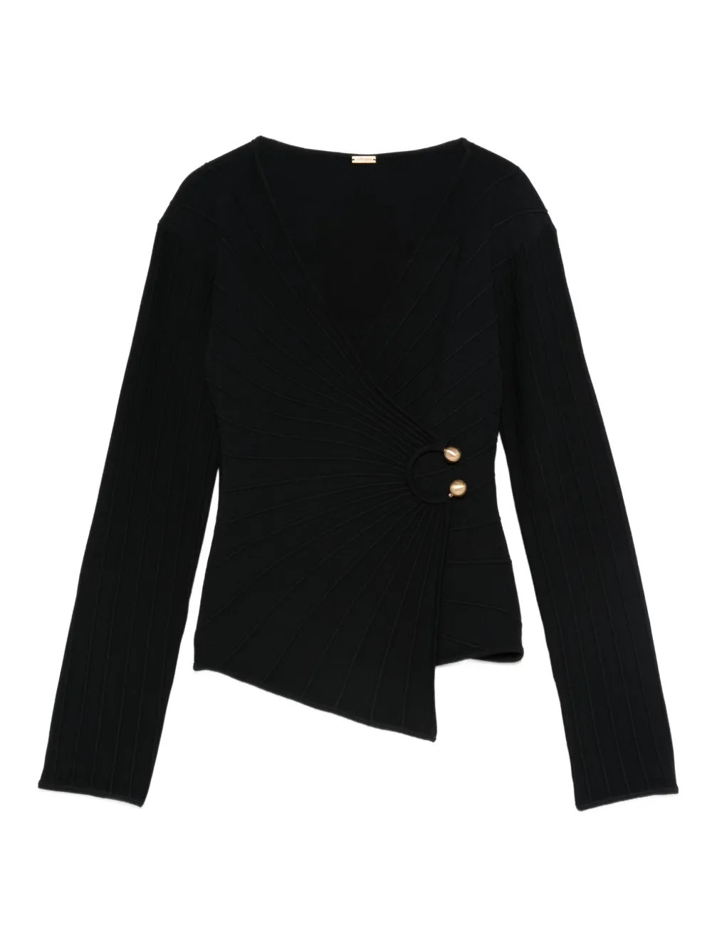 Cult Gaia top asimétrico con botones | negro | Image 1