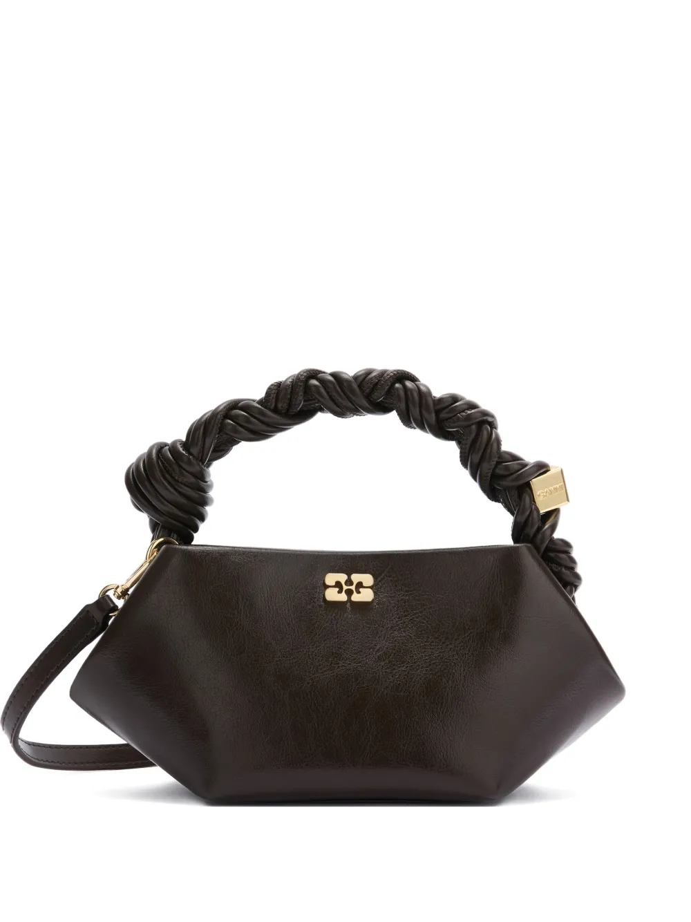 GANNI Borsa tote con manico - Marrone