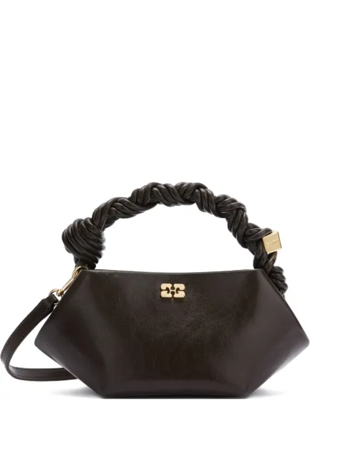 GANNI twisted top-handle tote bag