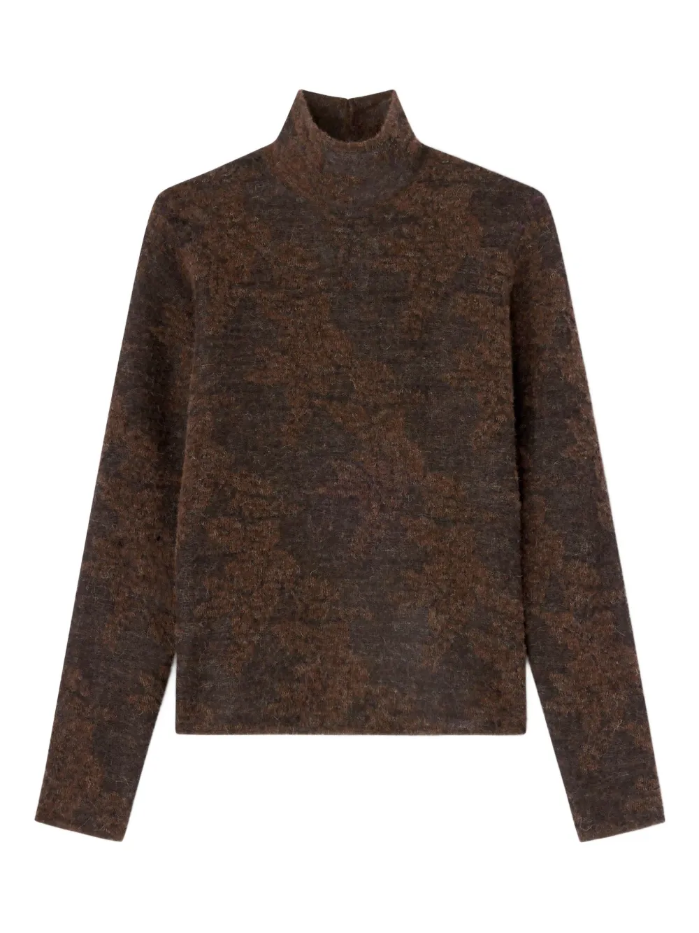 GANNI Maglione a collo alto - Marrone