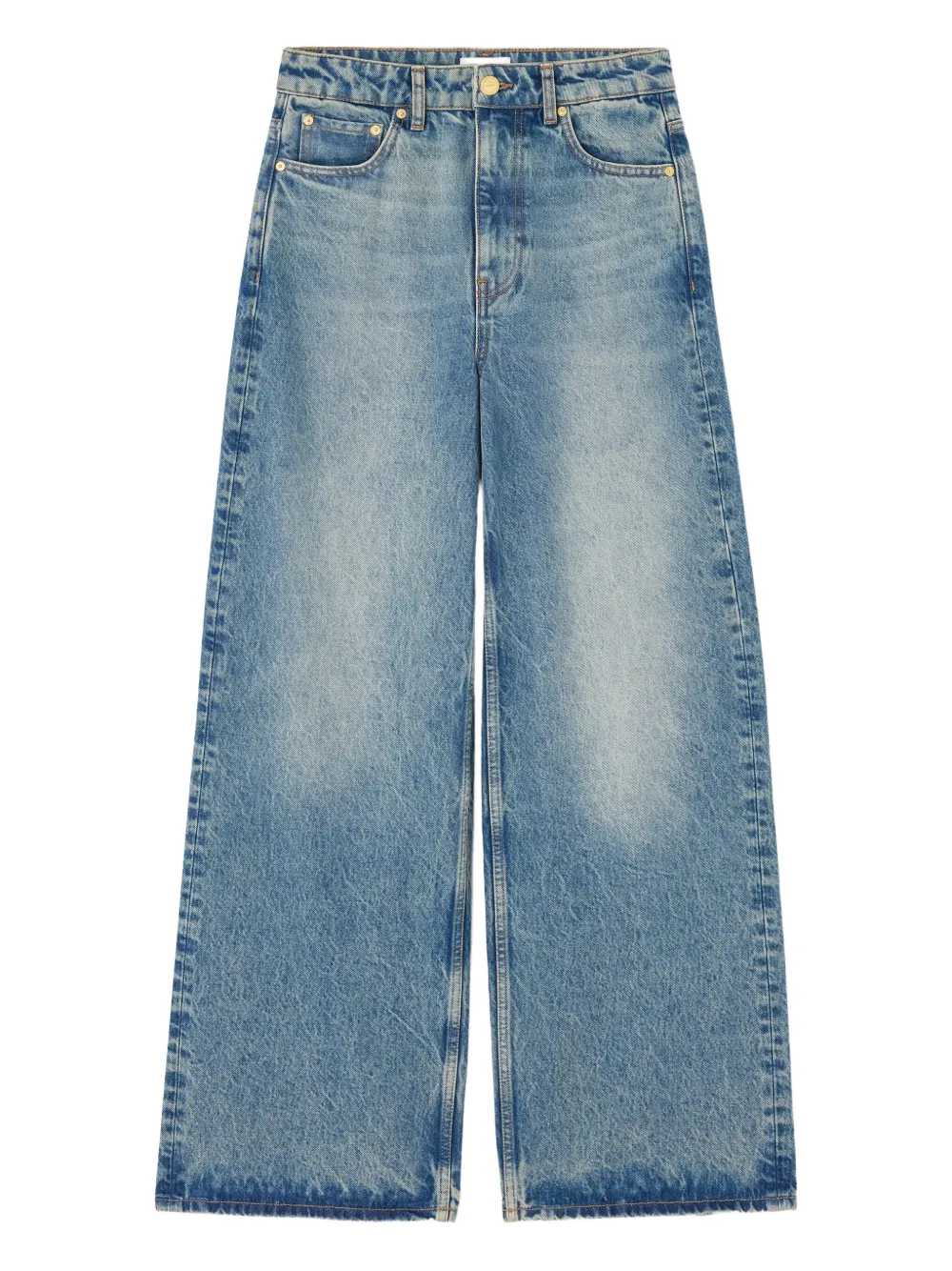 GANNI Jeans con effetto schiarito - Blu