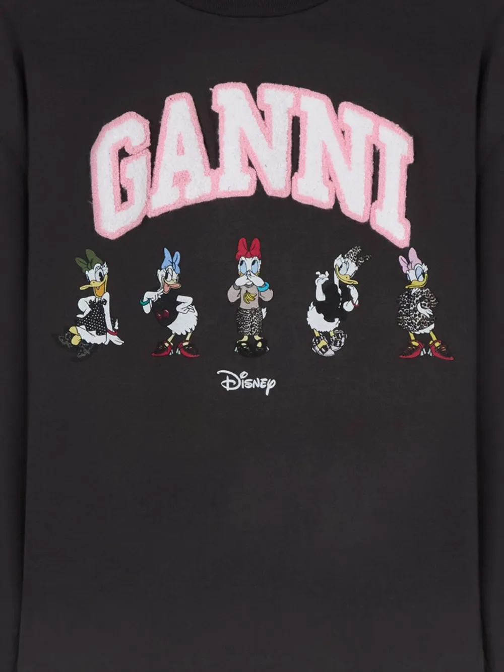  Ganni X Disney Graphic Sweatshirt - Black 