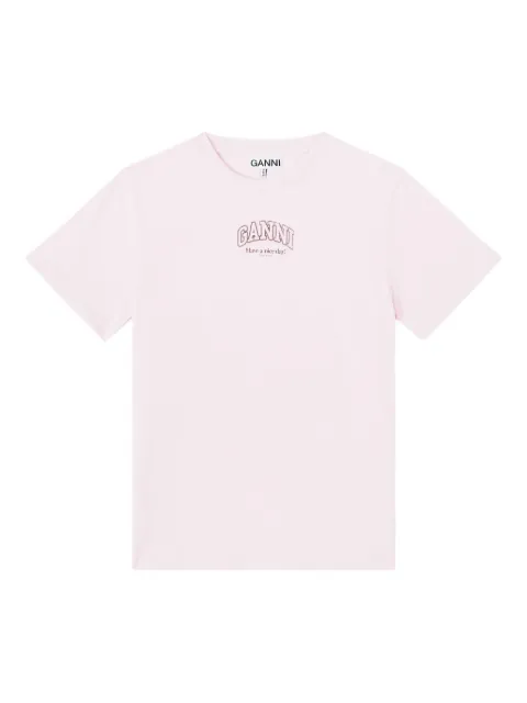 GANNI logo t-shirt