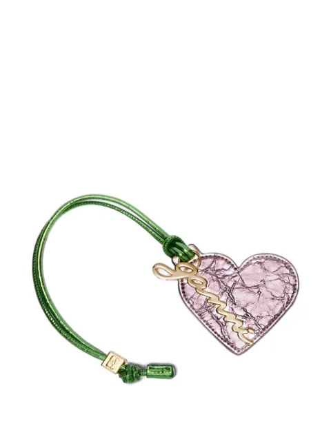 GANNI heart-motif keyring