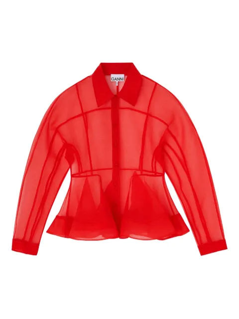 GANNI long-sleeve shirt