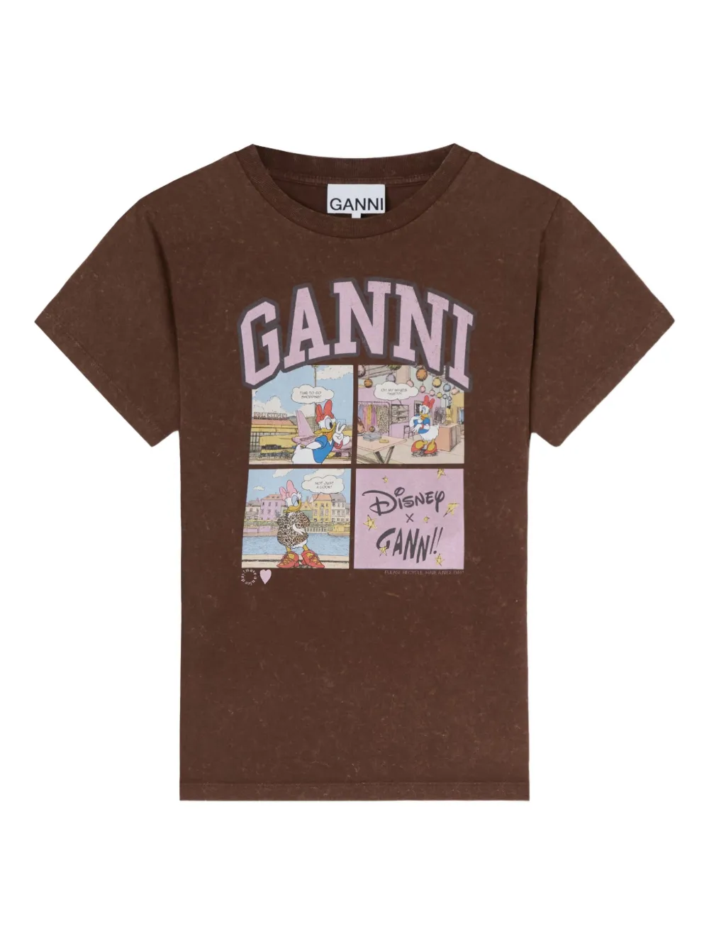 GANNI x Disney T-shirt con stampa - Marrone