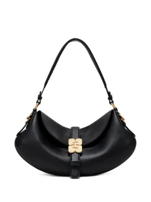 GANNI B-Kat Shoulder Bag | Black | FARFETCH SA