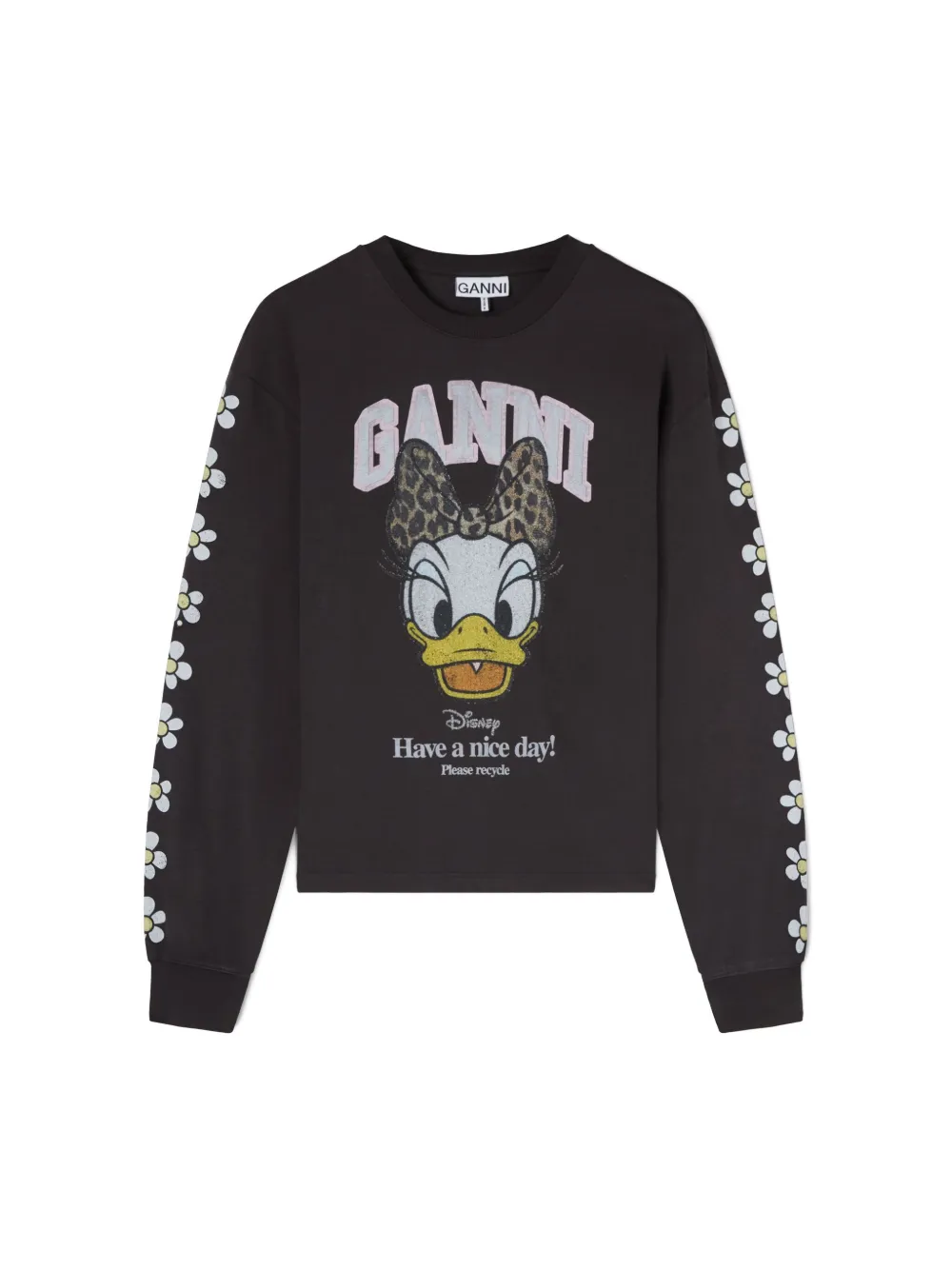 Ganni X Disney Print Sweatshirt In Black