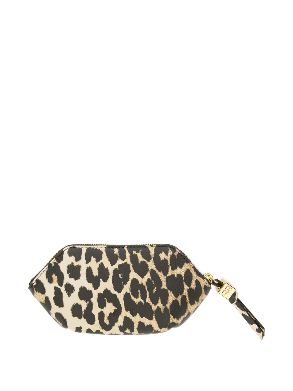 Ganni X Disney Leopard-print Wallet In Multi