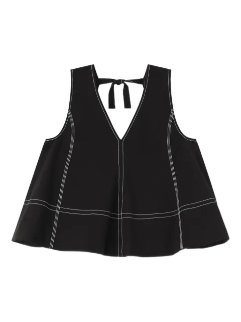 GANNI Vネック トップ