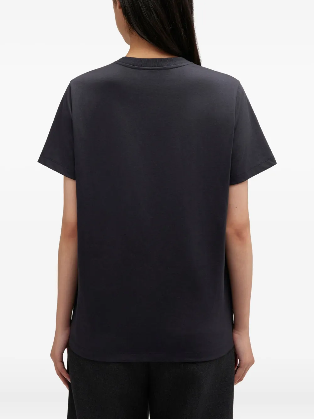GANNI T-shirt met grafische print Zwart