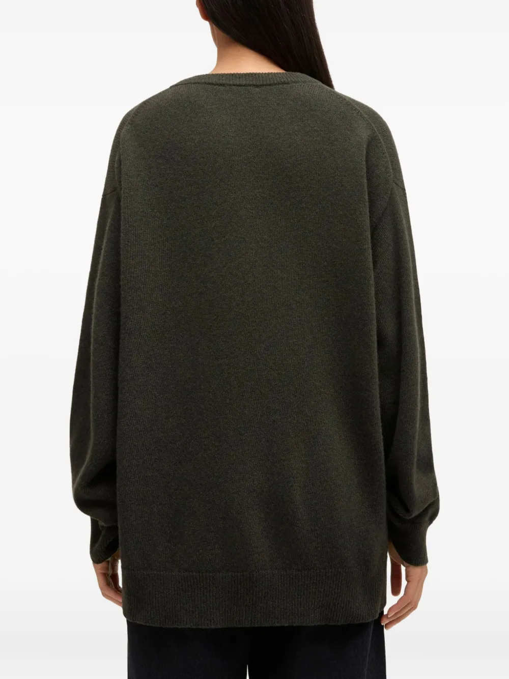 GANNI Trui met grafische print Groen