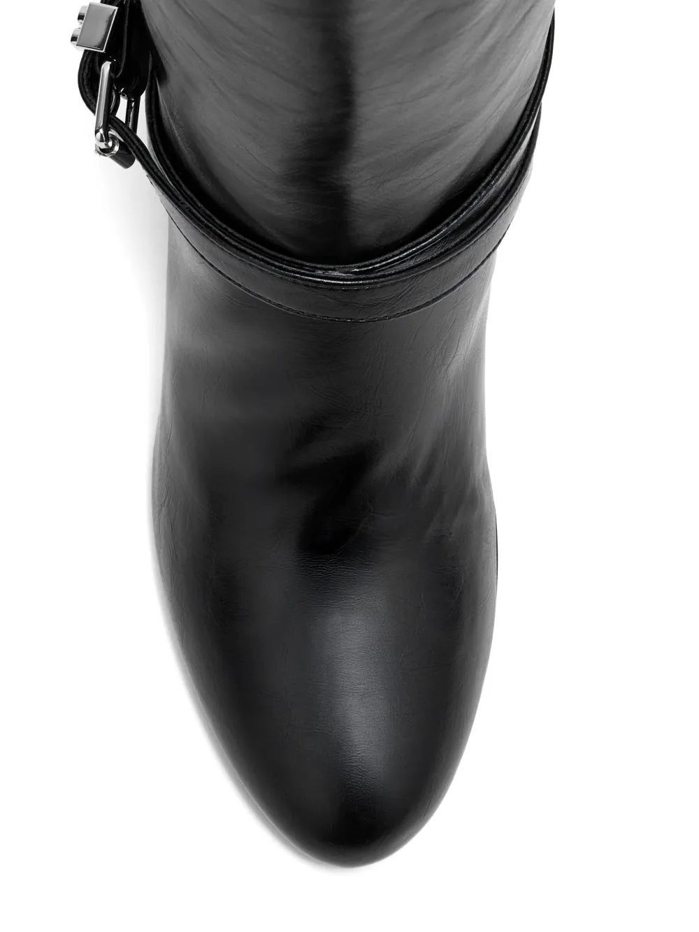 GANNI Knielaarzen met gespbandje Zwart