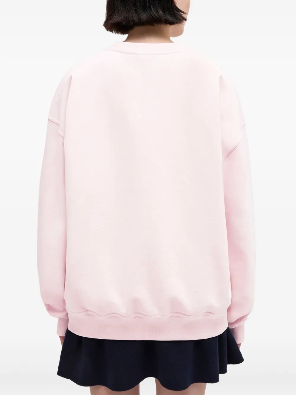 GANNI Sweater met print Roze