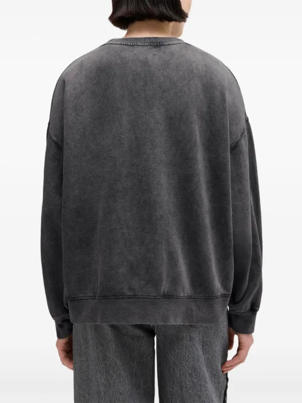 GANNI Vintage Wash スウェットシャツ | グレー | FARFETCH JP