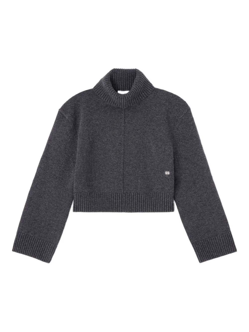 GANNI Maglione a collo alto - Grigio