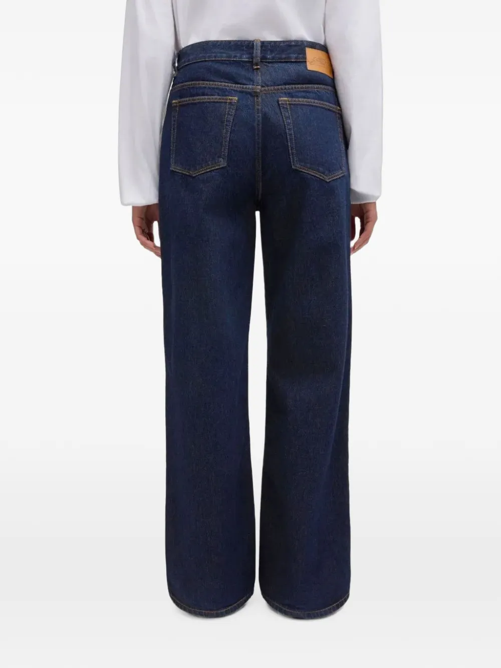 GANNI Lari denim jeans Blauw