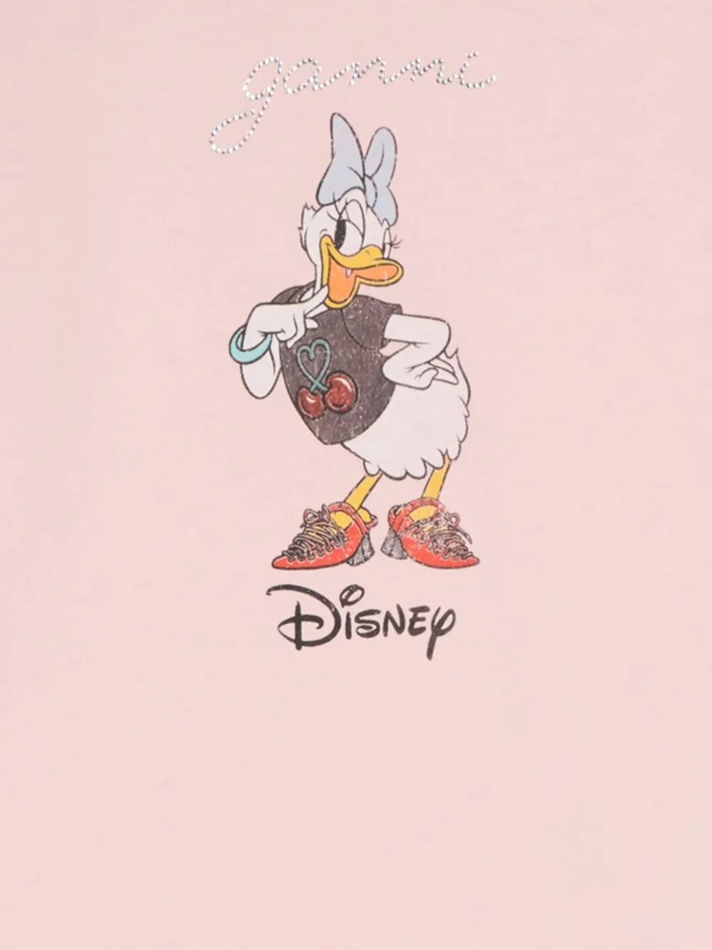 GANNI x Disney Daisy T-shirt Roze