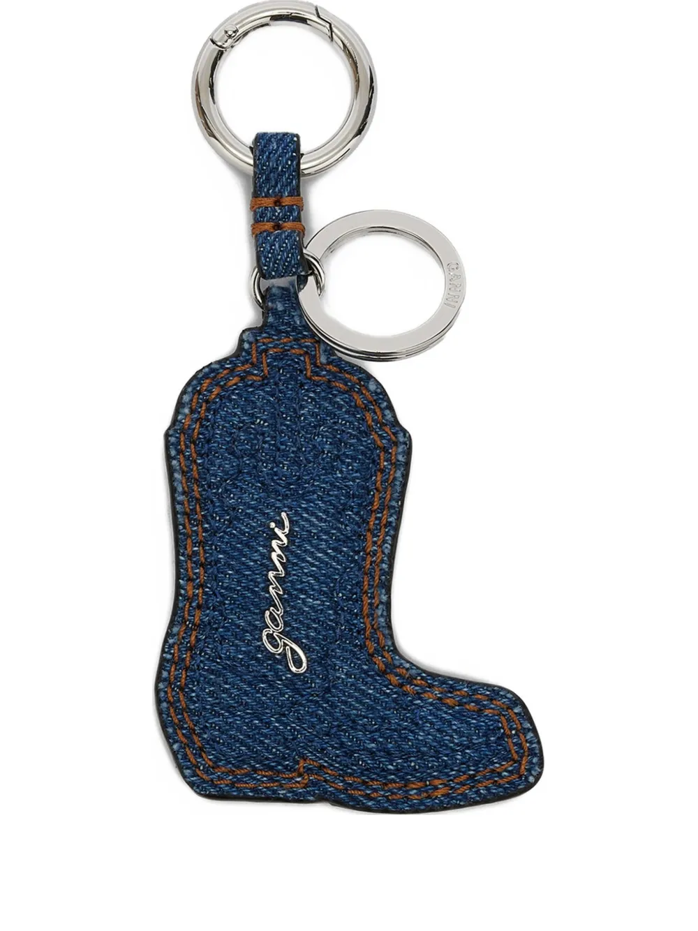 GANNI boot keyring | Blue | Image 1