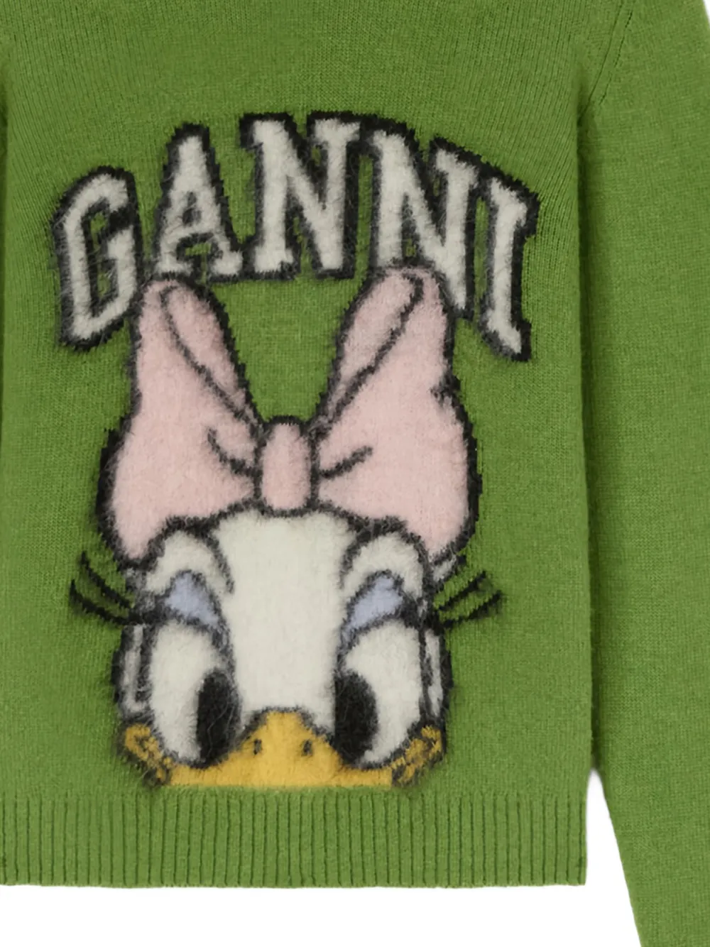 GANNI x Disney trui met grafische print Groen